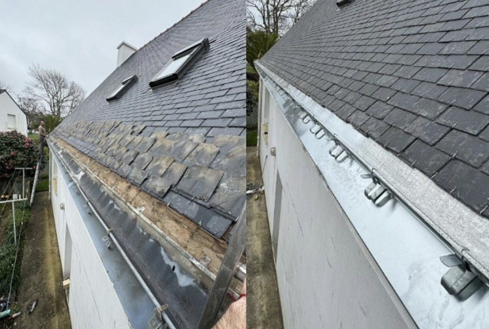 Réparation et pose de gouttière.